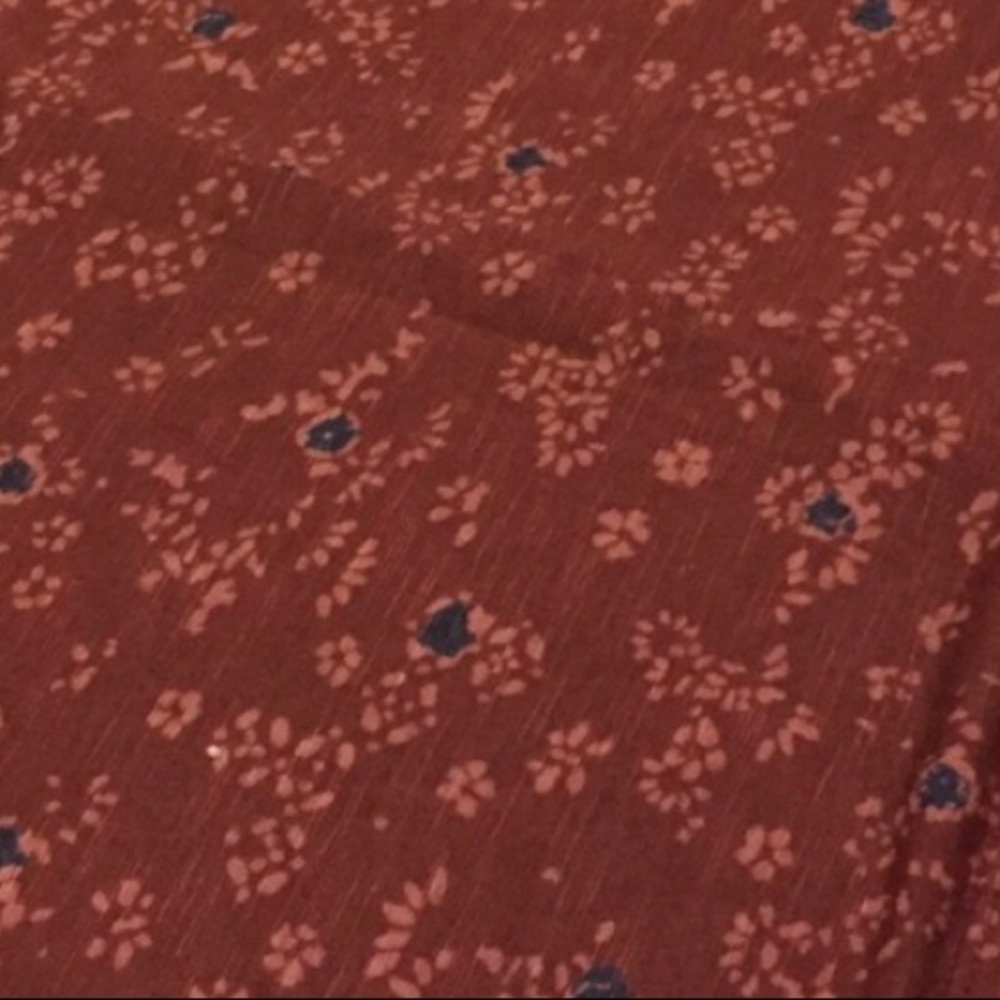 Old Navy Rust Colored Floral Tank
